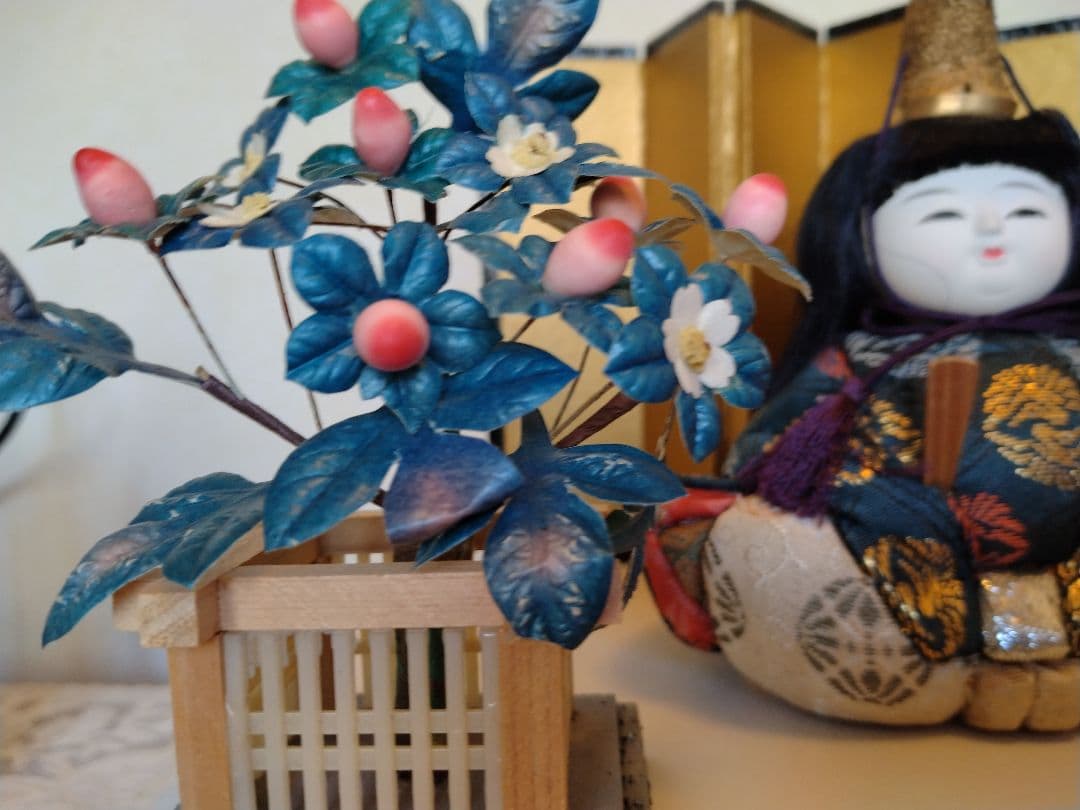 木目込みミニ雛人形