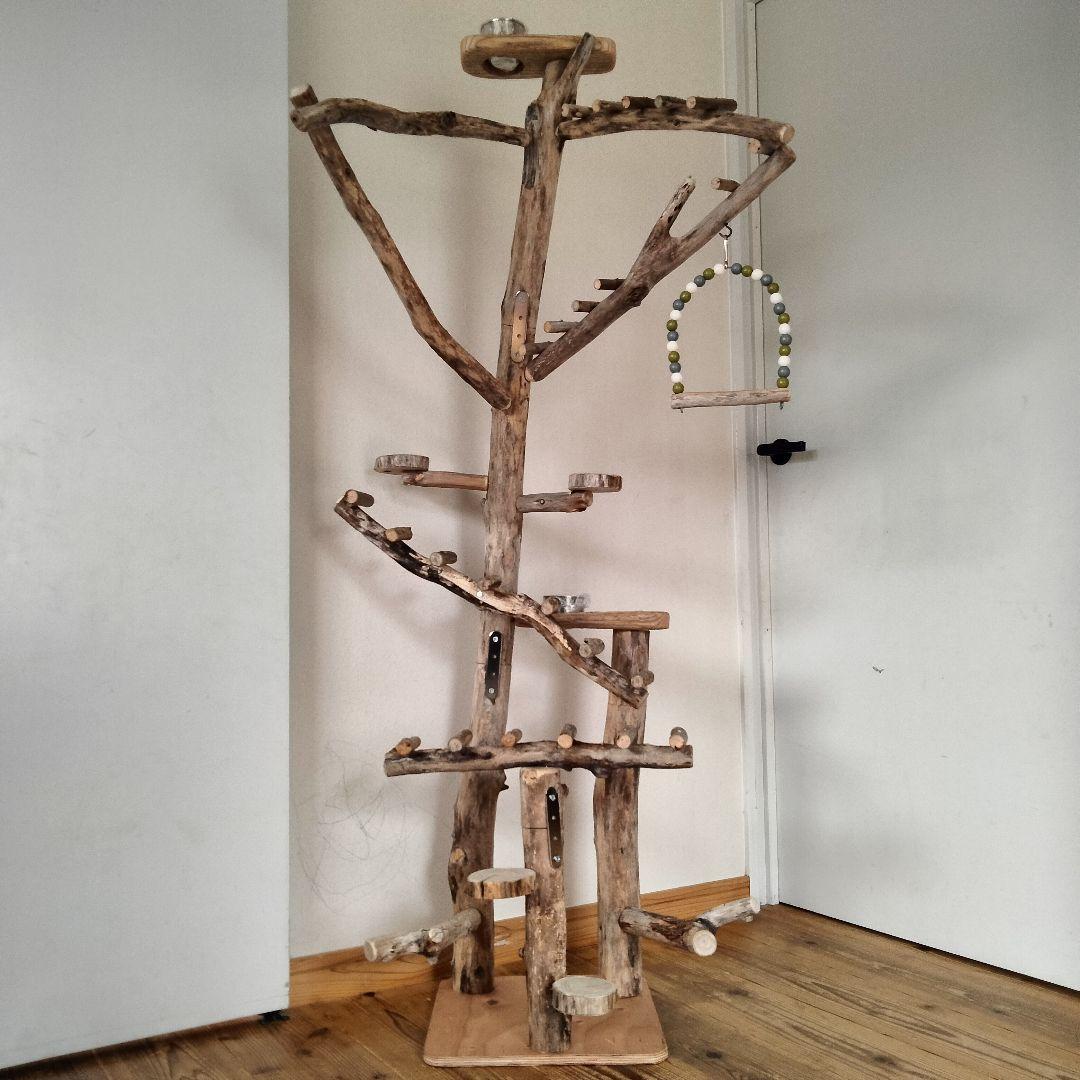 KURIONE SHOP バードアスレチックジム 自然木 流木 止まり木