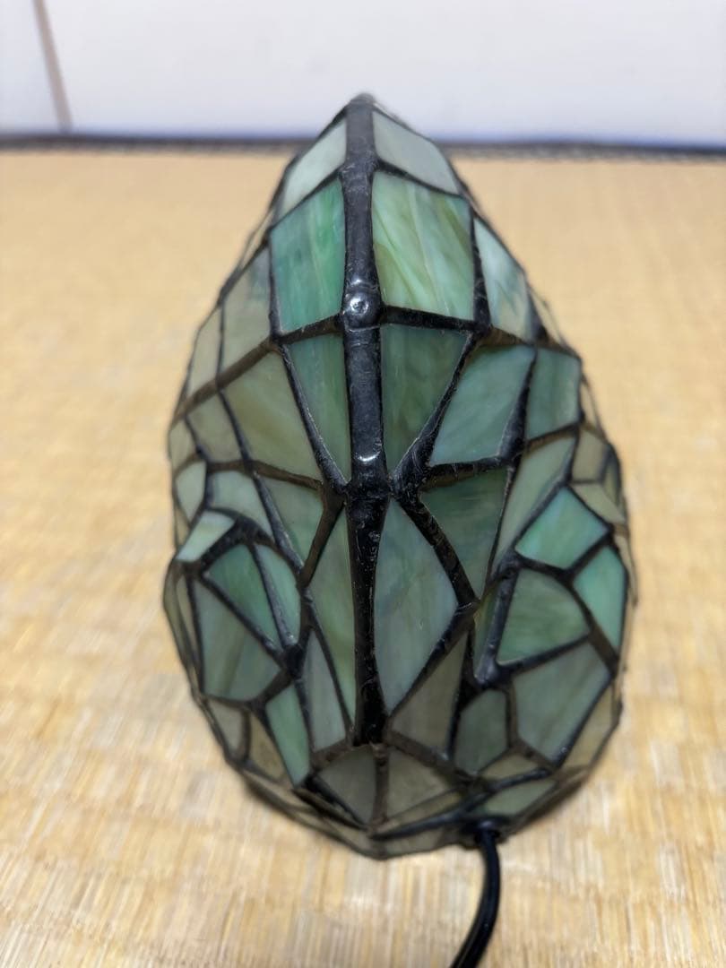 珍品 レア ハリネズミ ステンドグラス ランプ
