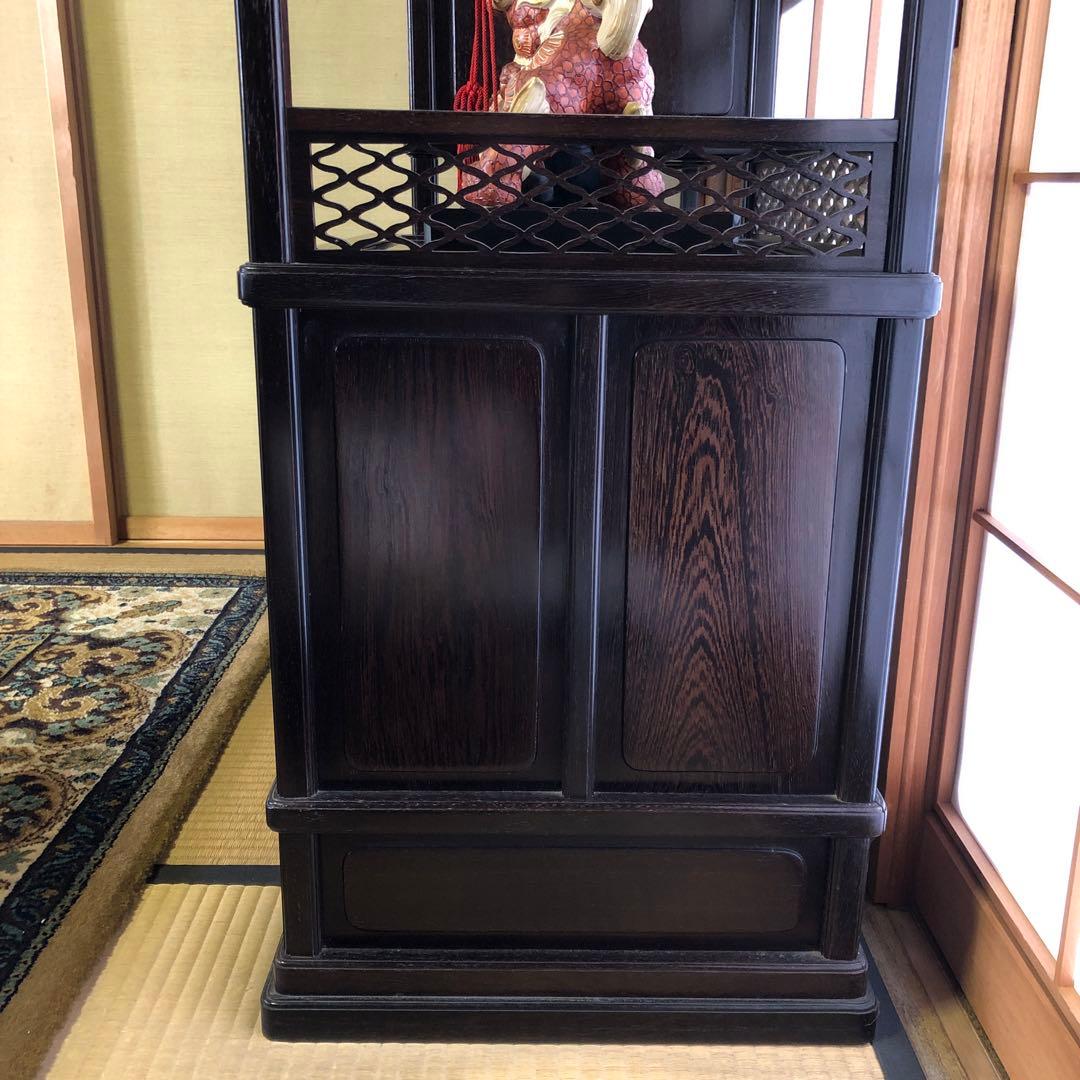 高級 茶棚 飾り棚 木製