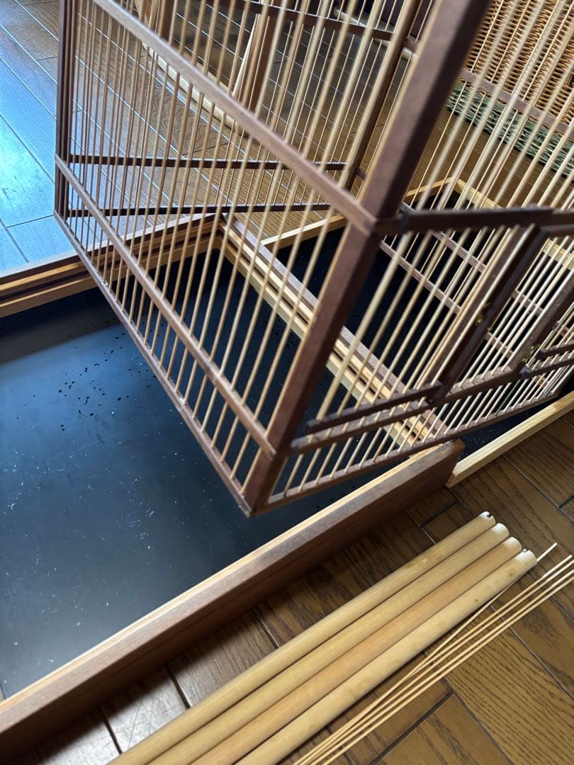 ハンドメイド　オーダー木製鳥かご 大型