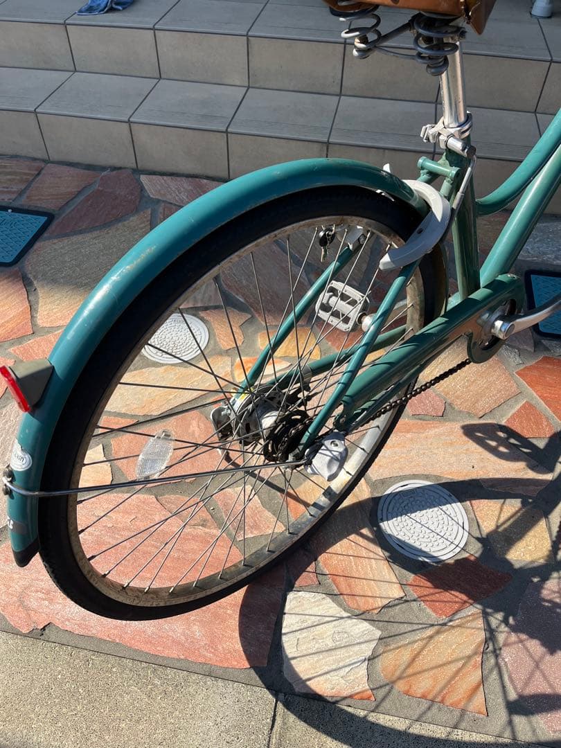 【宮城県仙台市限定】ブリヂストン　自転車　サイズ26 EB63LT グリーン