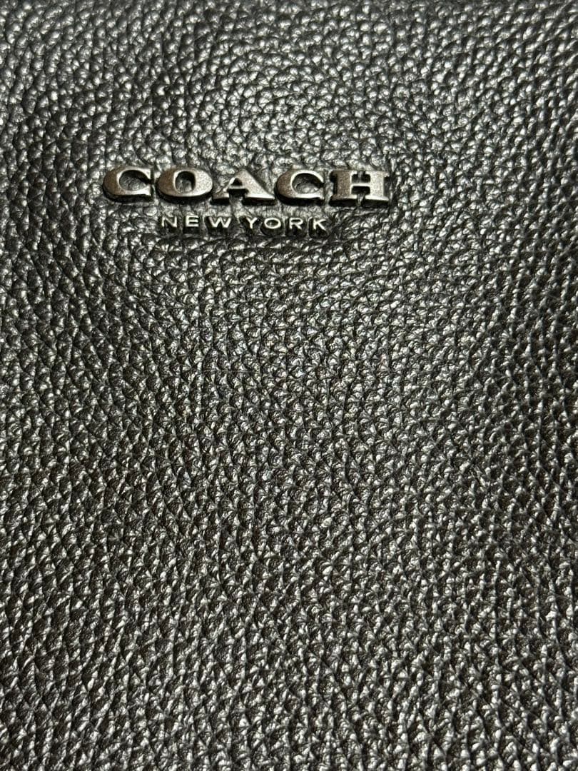 COACH 黒 レザー トートバッグ