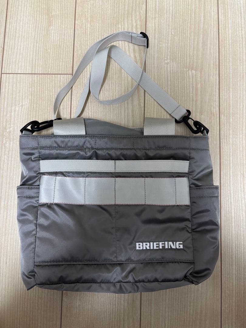 【kuny】BRIEFING カートトートバッグ (ライトグレー)