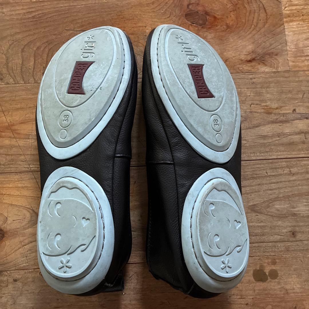 【完売】カンペール　CAMPER ライトニナ フラットシューズ　ブラック　24