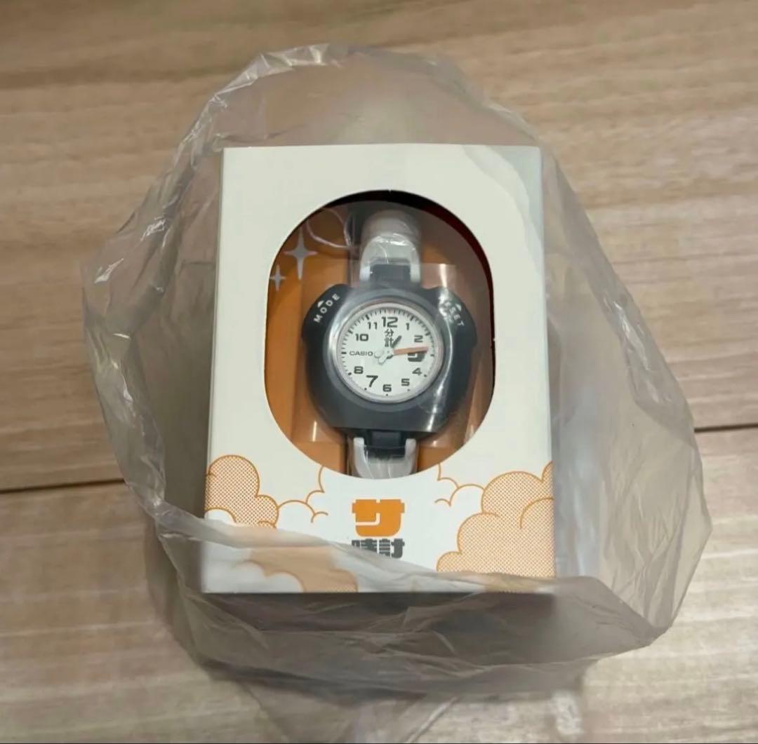 CASIO サ時計 カシオモデル オレンジ ブラック 2色セット