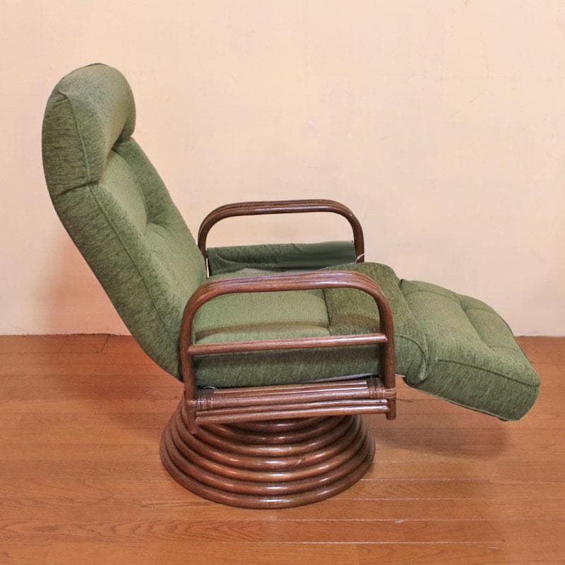 リクライニングソファ ラタン 籐家具 南国スタイル リゾート 214-1348