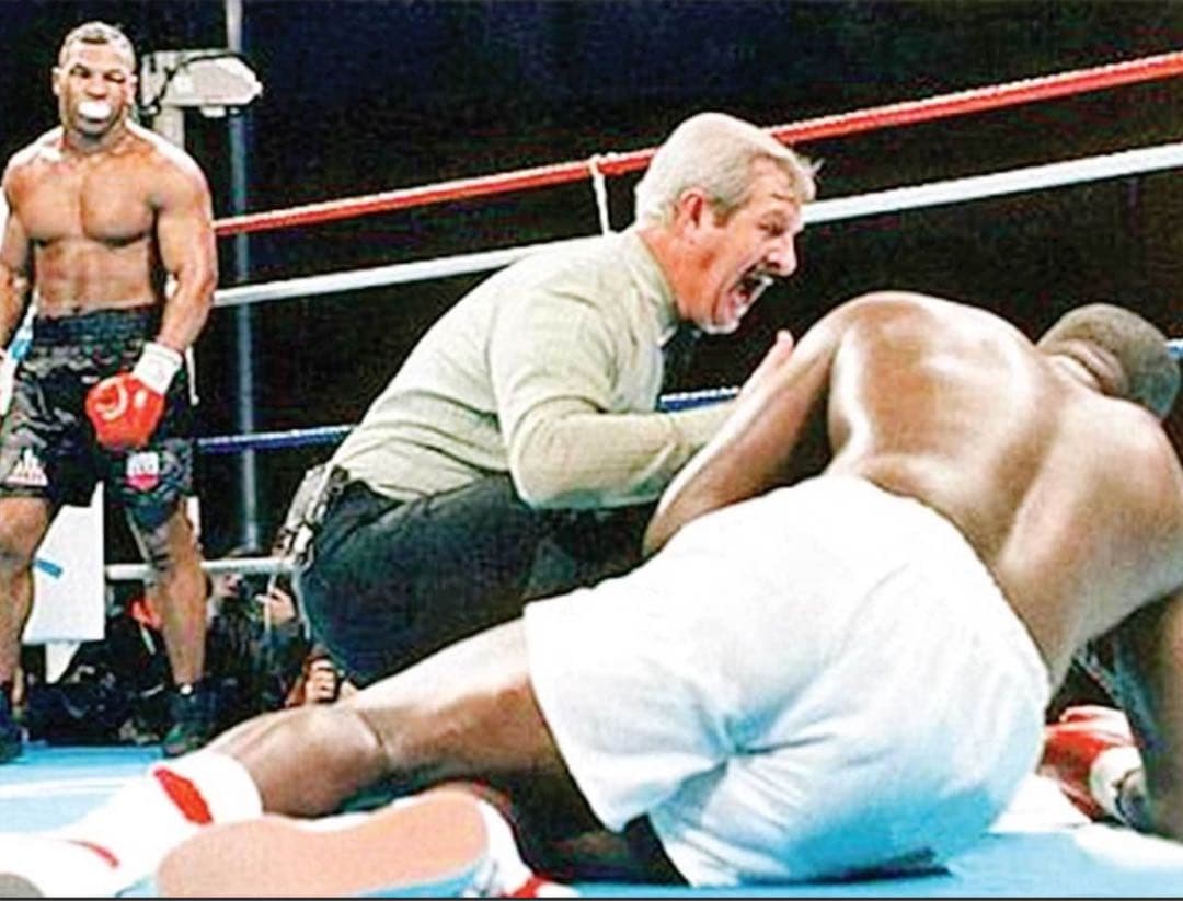 ボクシング　タイソンvsダグラス　世紀の大番狂わせ　東京ショック‼️ 土産ポスター