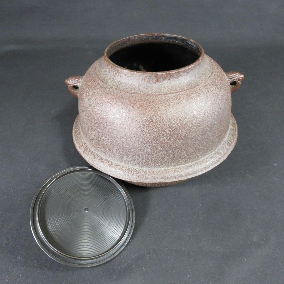 風炉 唐同朝鮮 高橋敬典 金谷浄雲 真形釜 茶道具 共箱 人間国宝