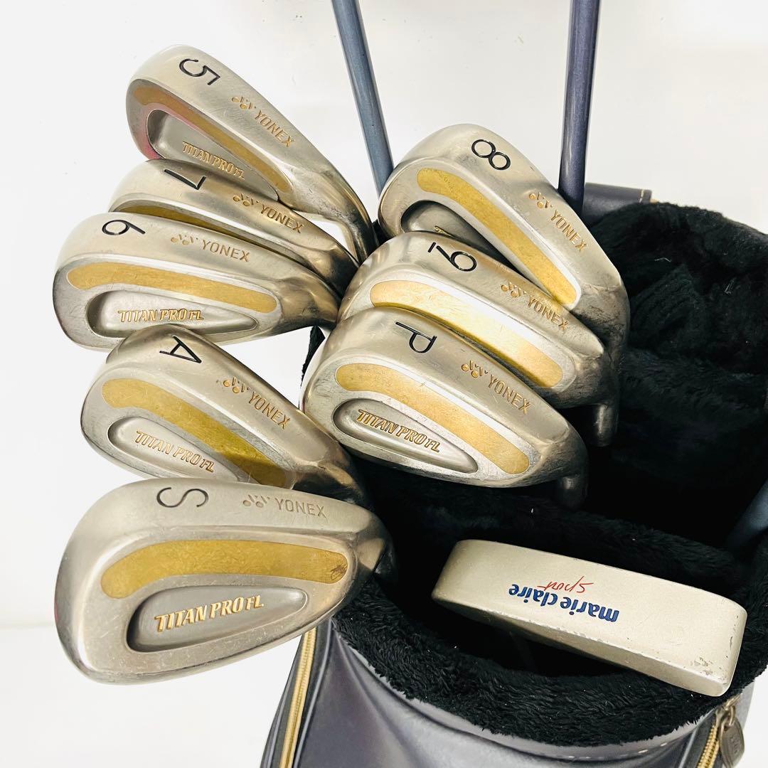 女性用　XXIO ゼクシオ　ヨネックス　レディース　ゴルフセット　ゴルフ一式　L