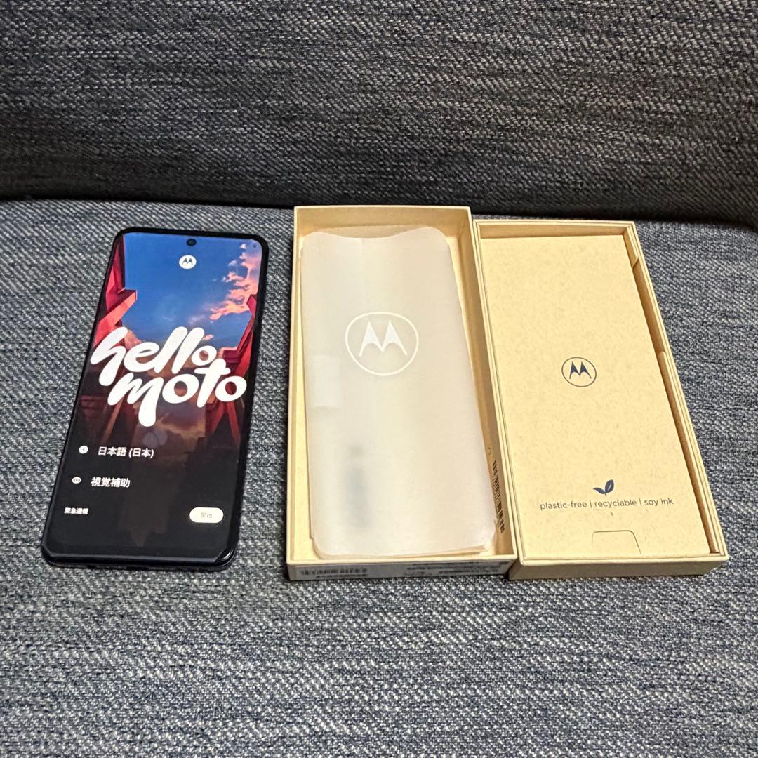 超美品　moto g64 5G SIMフリー　スペースブラック