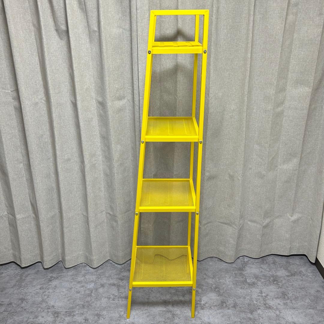 廃盤色 IKEA イケア LERBERG レールベリ イエロー 4段