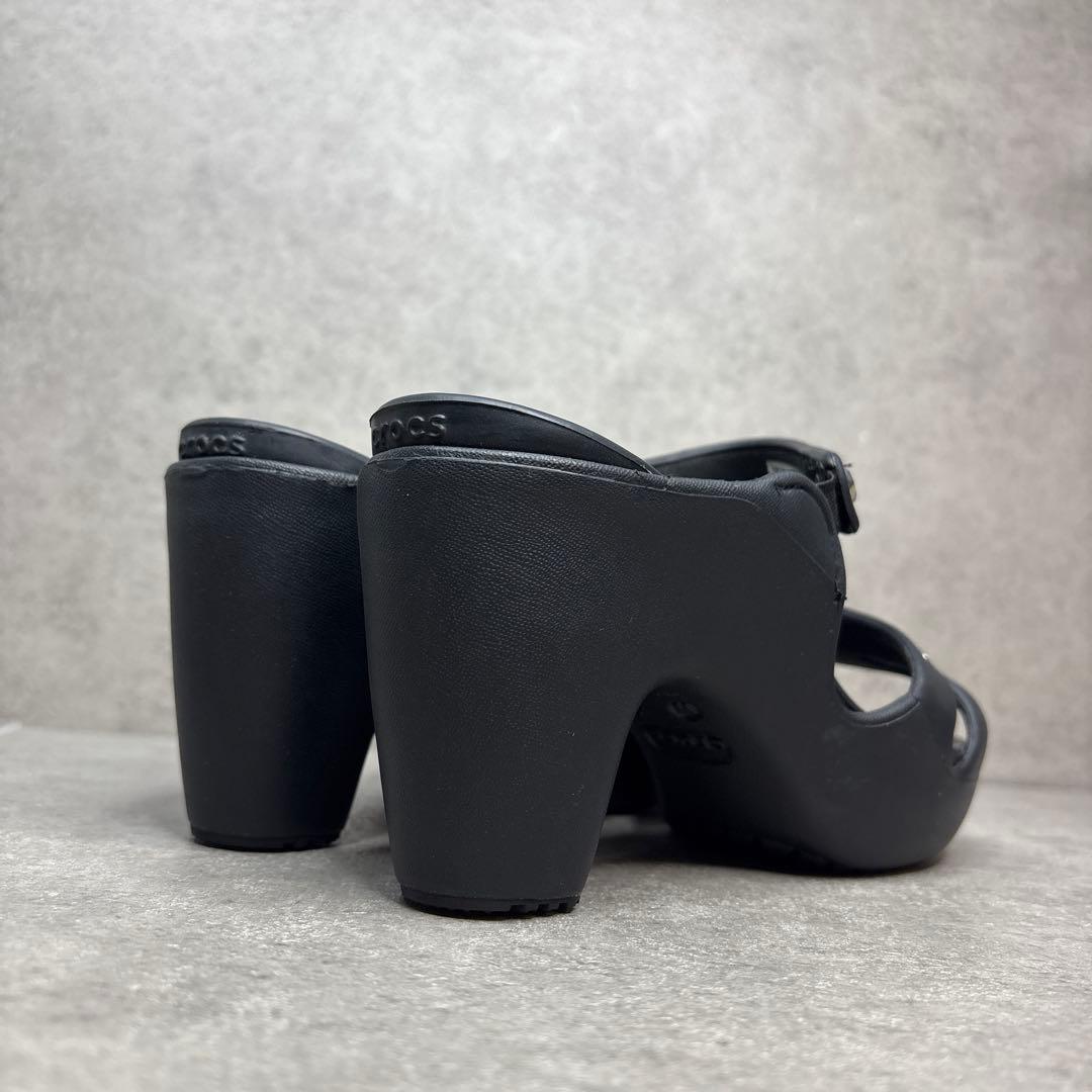展示品未使用！Crocs Cyprus クロックス サイプラス ヒールサンダル