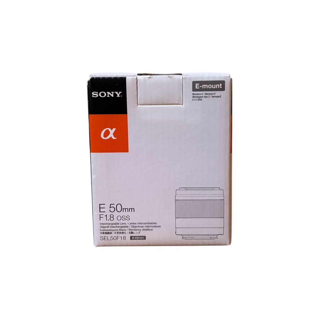 【美品】SONY E50mm F1.8 OSS レンズ　SEL50F18 単焦点