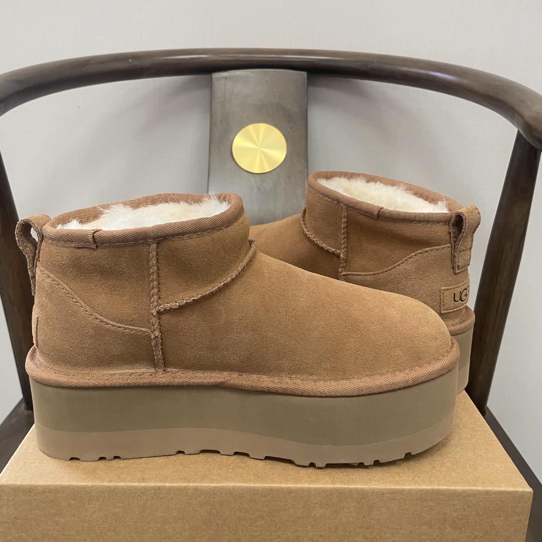 UGG クラシック ウルトラ ミニ プラットフォーム 厚底ブーツ 23cm