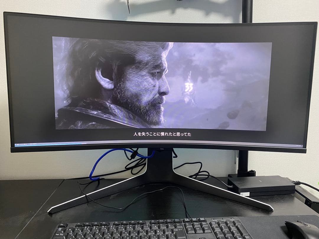 TCL miniled 量子ドットウルトラワイドゲーミングモニター34r83q