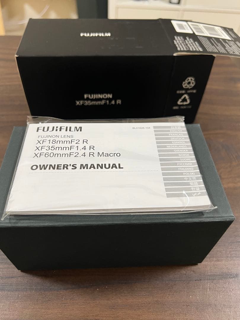 【極美品】XF35mm F1.4 R 箱・説明書付 富士フイルム 単焦点レンズ