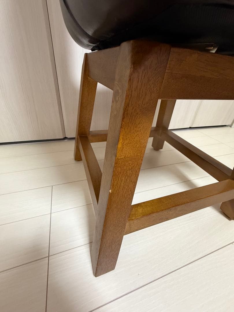 【中古品】MORI SHIGE モリシゲ 北欧風 アンティーク 回転チェア