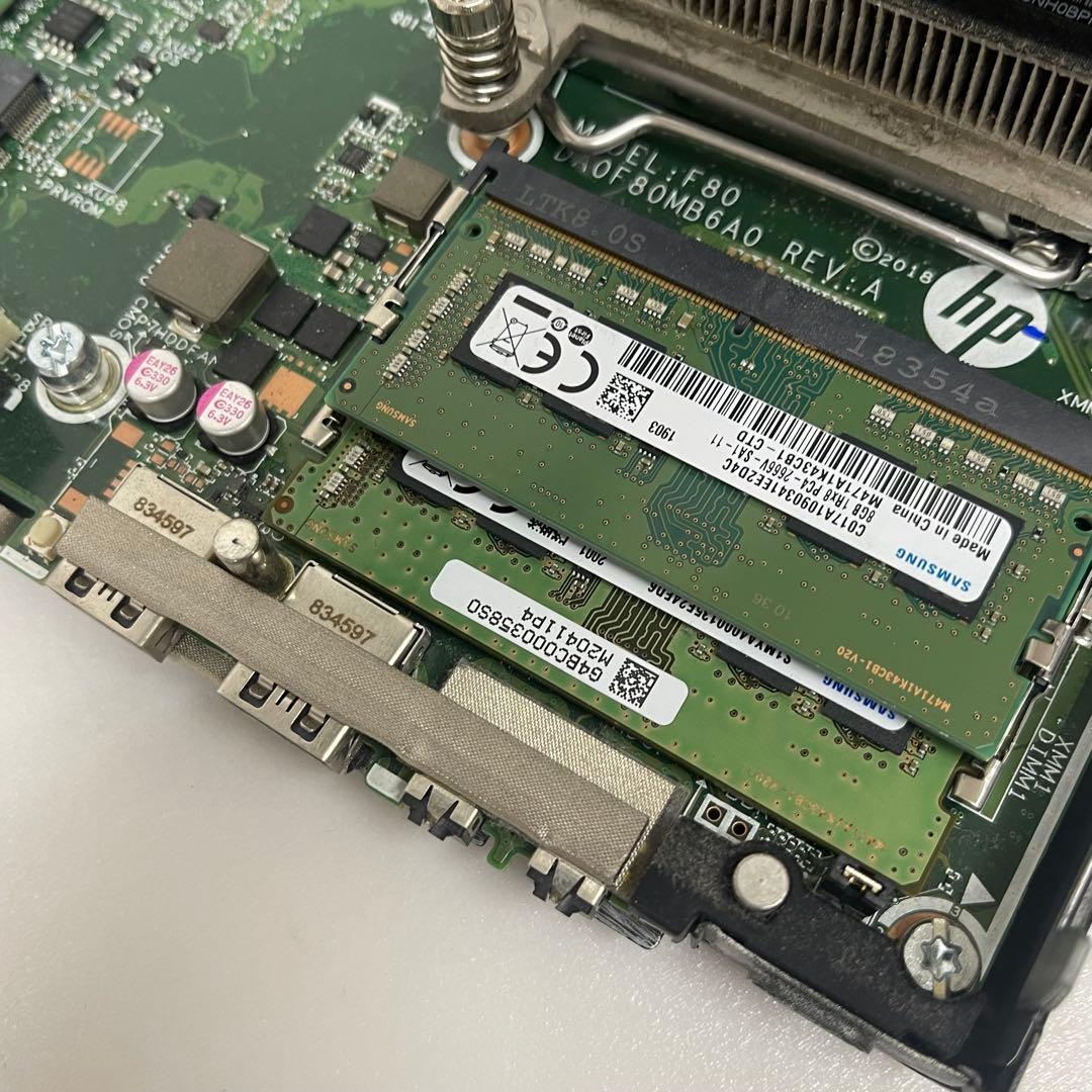 ミニPC #524 HP ProDesk 400 G4 DM i5-8500T 16GB