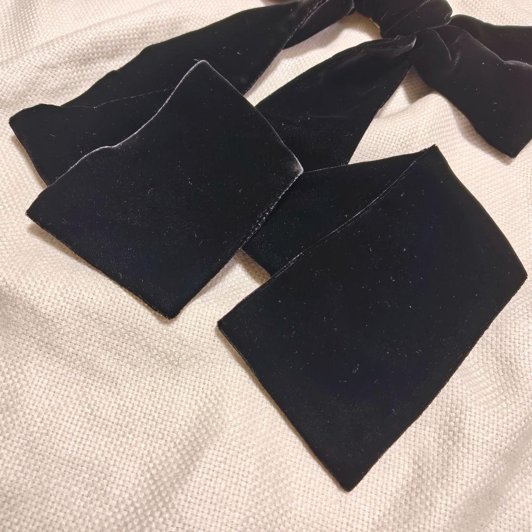 専用FETICOフェティコVELVET BOW HAIR CLIPバレッタ