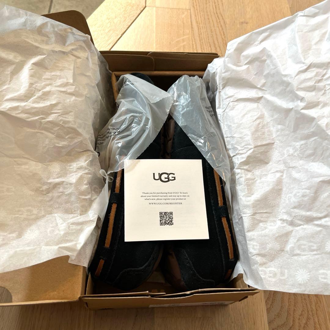 UGG ブラック モカシン　超美品