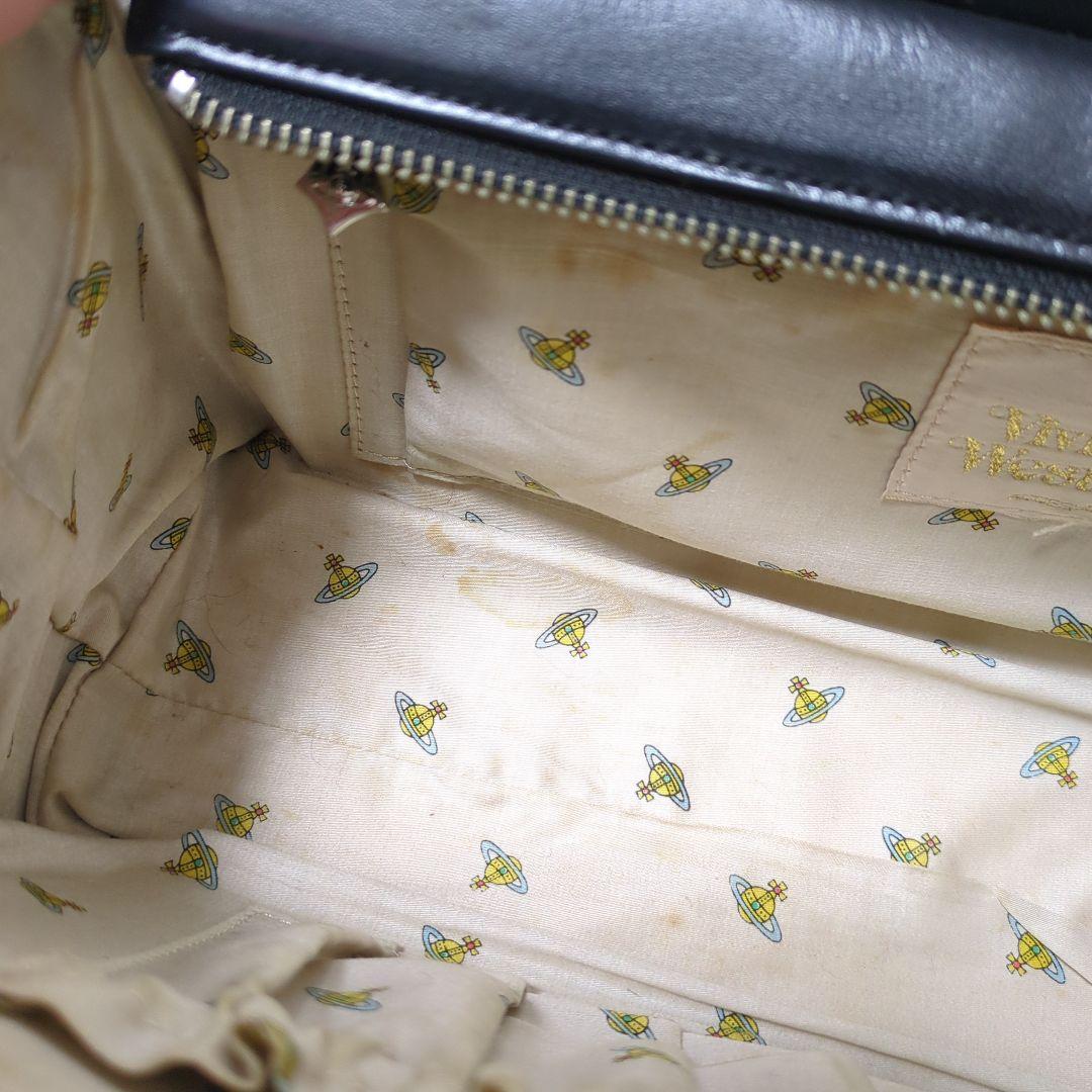 ヴィヴィアン Vivienne Westwood レザー ハンドバッグ 廃盤品