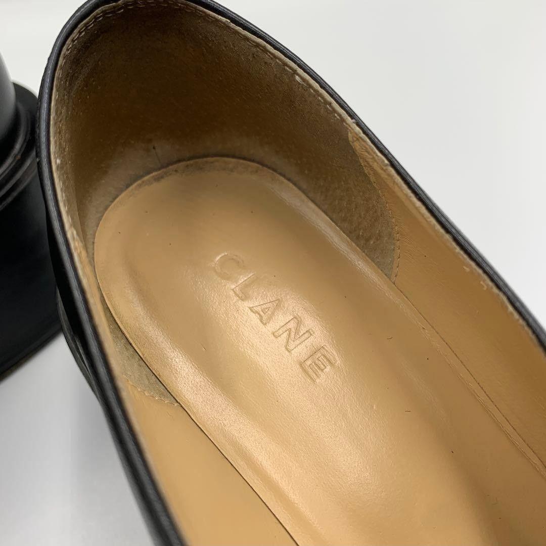 AWA様✨【近年モデル 松本恵奈着用】クラネ　ボリュームソールシューズ　牛革　黒