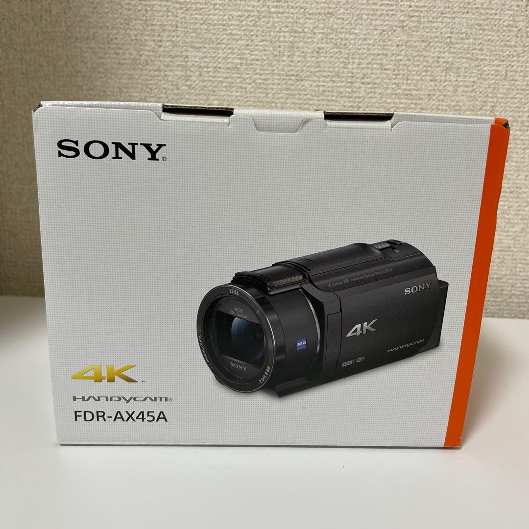 SONY HANDYCAM FDR-AX45 ブラック　4K・Wi-Fi対応