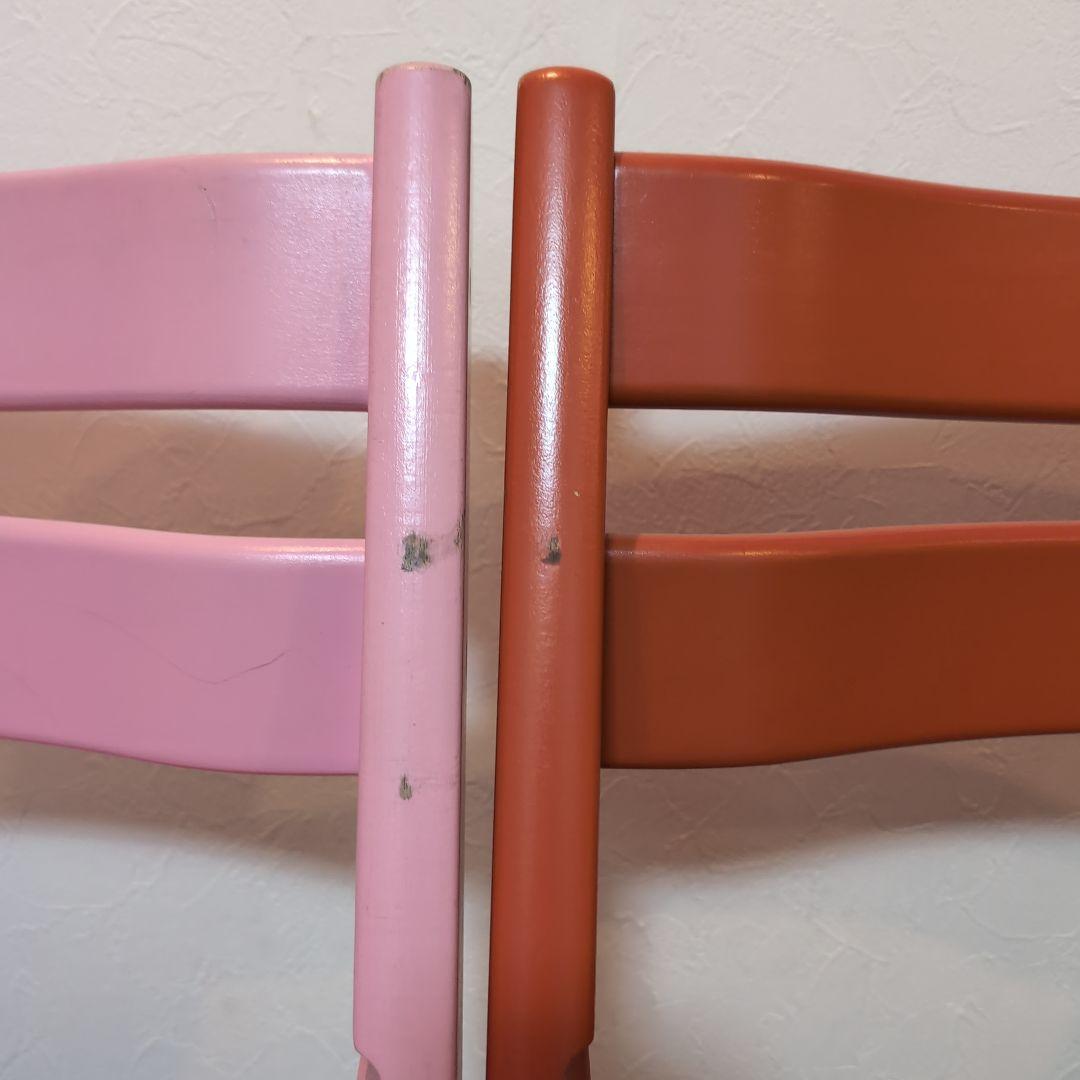 STOKKE ストッケのトリップ トラップ ピンク オレンジ