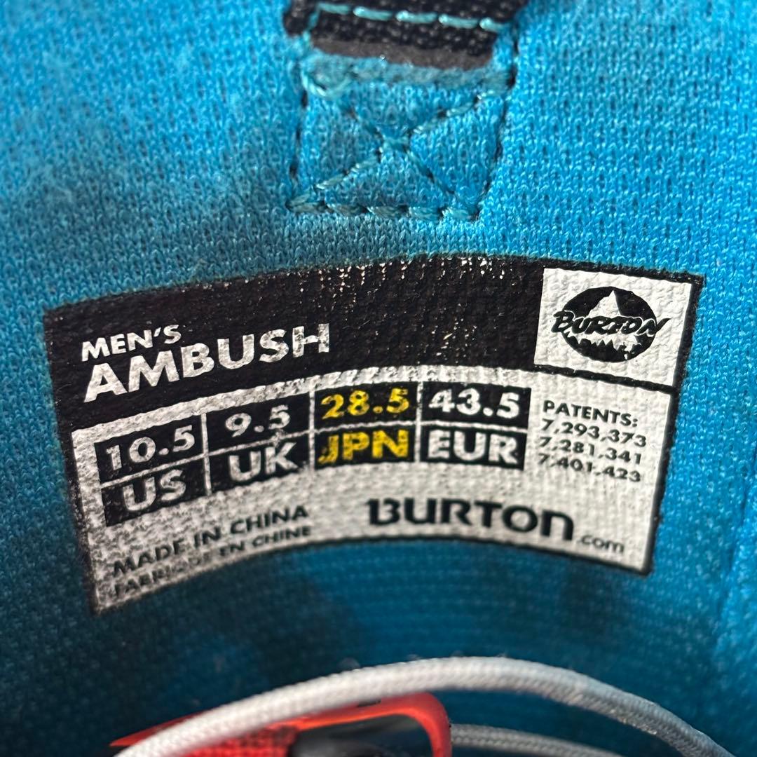 AMBUSH スノーボードブーツ ブラック/ブルー 28.5