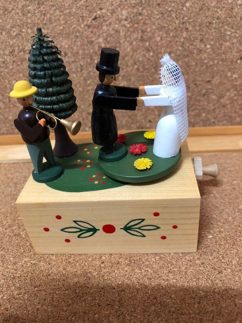 結婚式オルゴール 木製