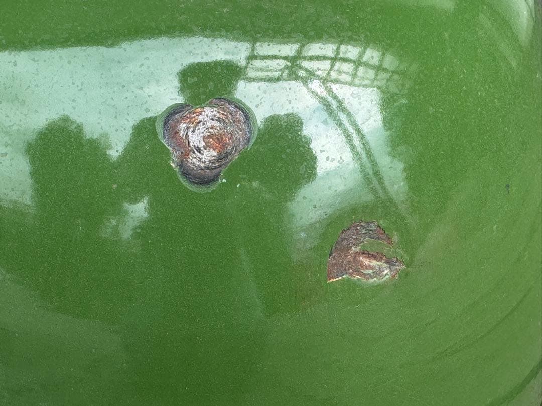 ヴィンテージ 東芝 グリーン ペンダントライト ランプシェード 昭和レトロ 大