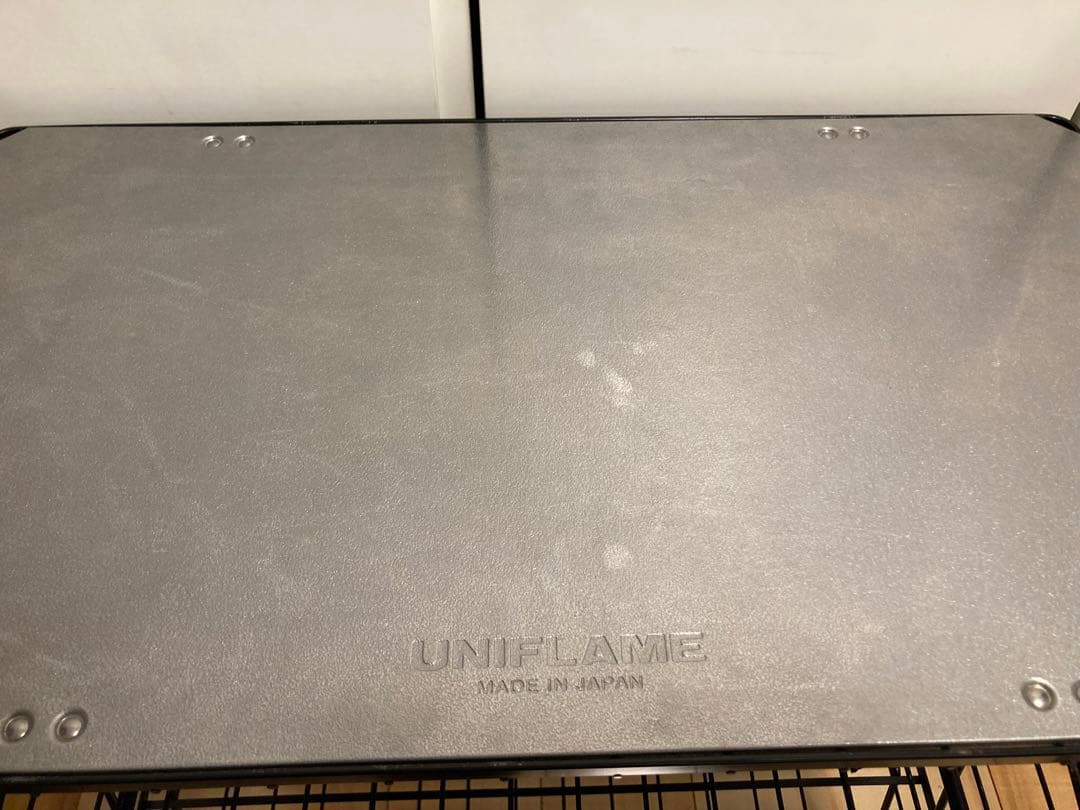 ユニフレーム　フィールドラック３台　ステンレス天板