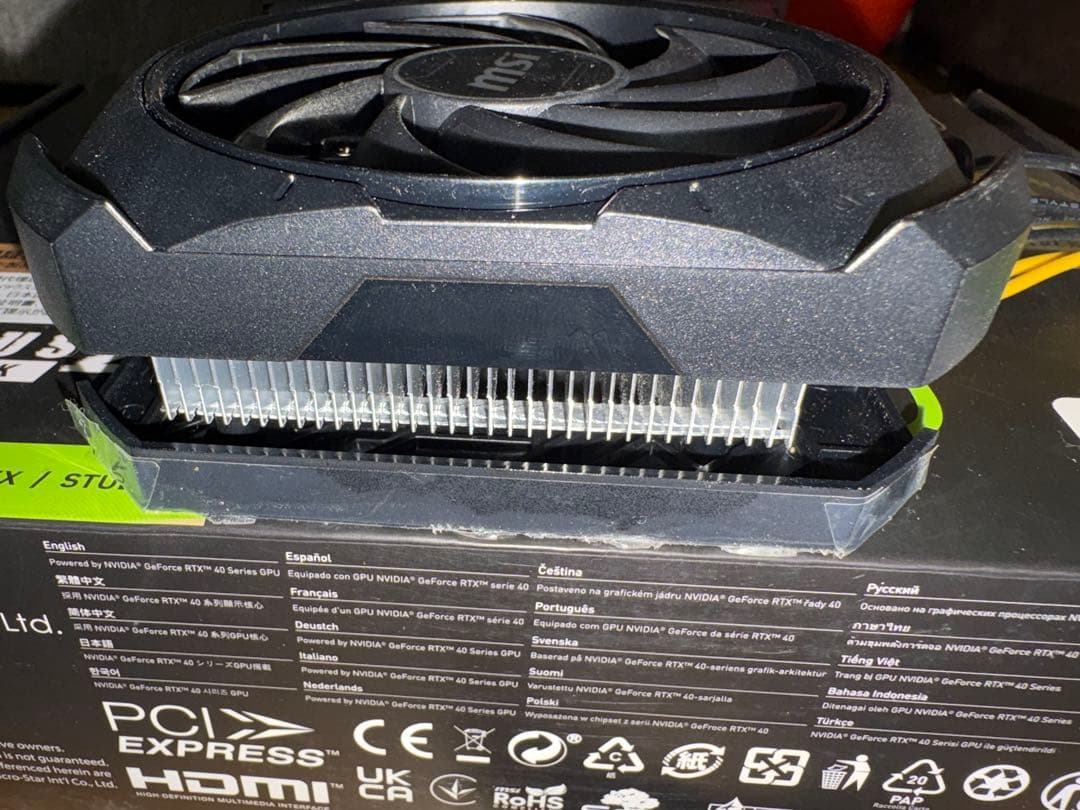 H*i様 MSI GeForce RTX 4060 VENTUS 2X BLAC