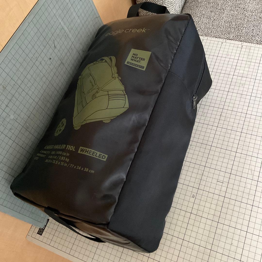 イーグルクリーク カーゴハウラー ウィールドダッフル 110L　黒　ブラック