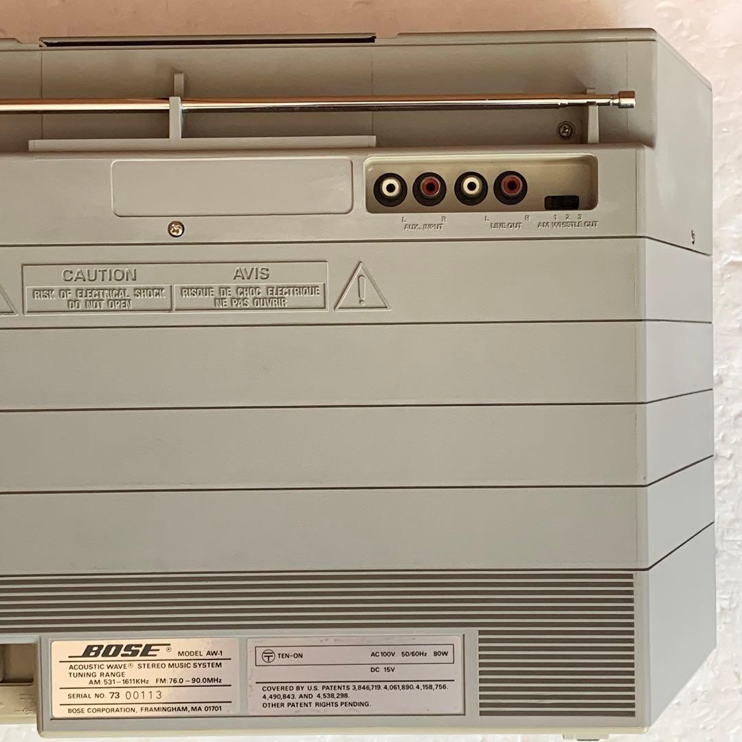 ジャンク ボーズ BOSE AW-1 ラジカセ
