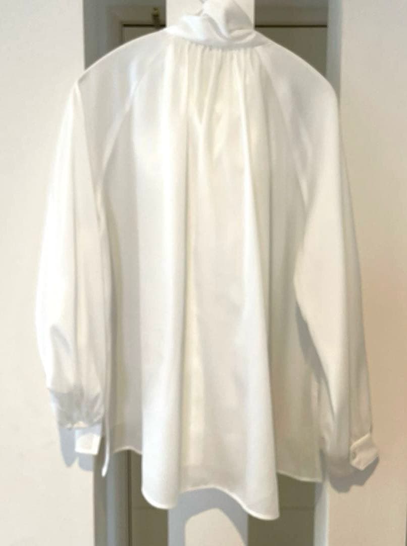 ボウタイ ブラウス ディノス　ホワイトリボン付きブラウス　SO CLOSE