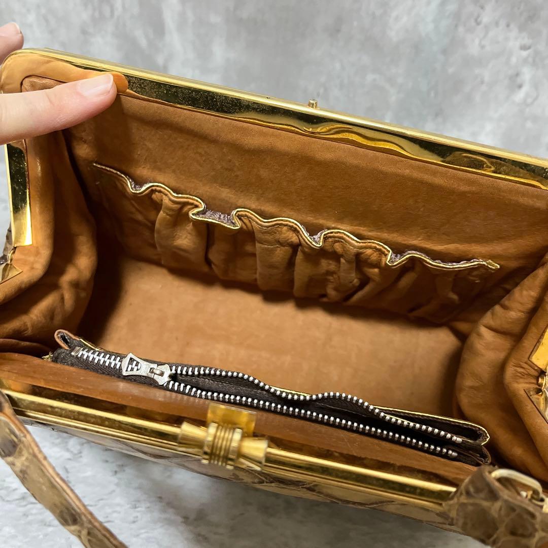 ✨希少✨穿山甲(センザンコウ) ハンドバッグ エキゾチックレザー 高級革 和装