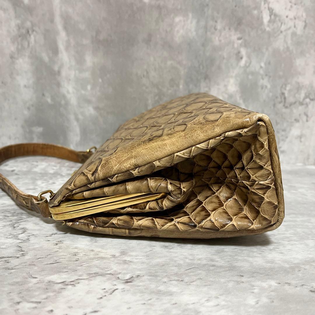 ✨希少✨穿山甲(センザンコウ) ハンドバッグ エキゾチックレザー 高級革 和装