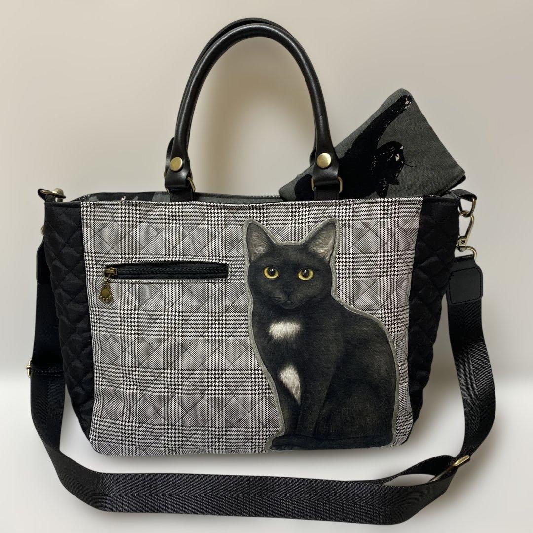 ☆*☆様 コヤンイサムチョン　ショルダートートバッグ　黒猫