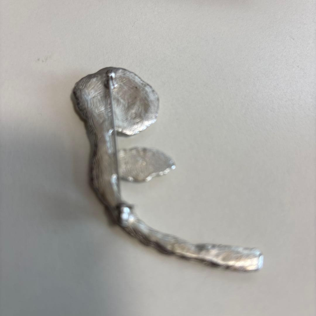minä perhonen シルバーバラブローチ