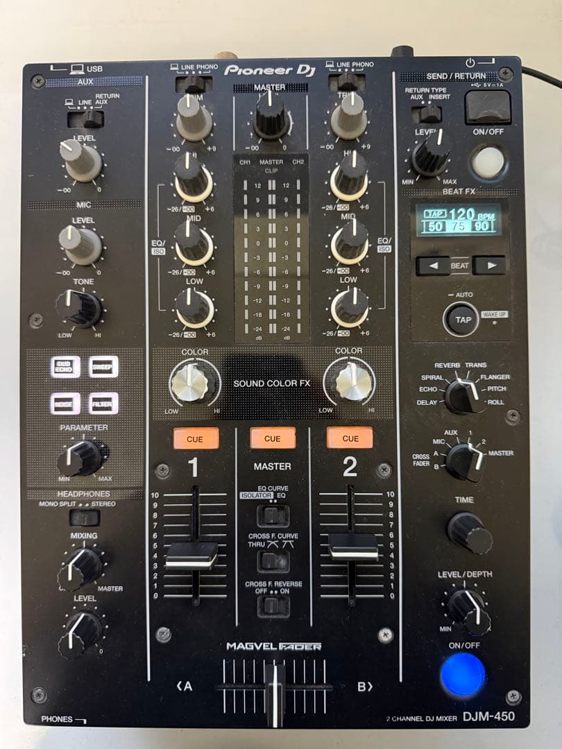 最終値下【美品】Pioneer DJ DJM-450 2チャンネルDJミキサー