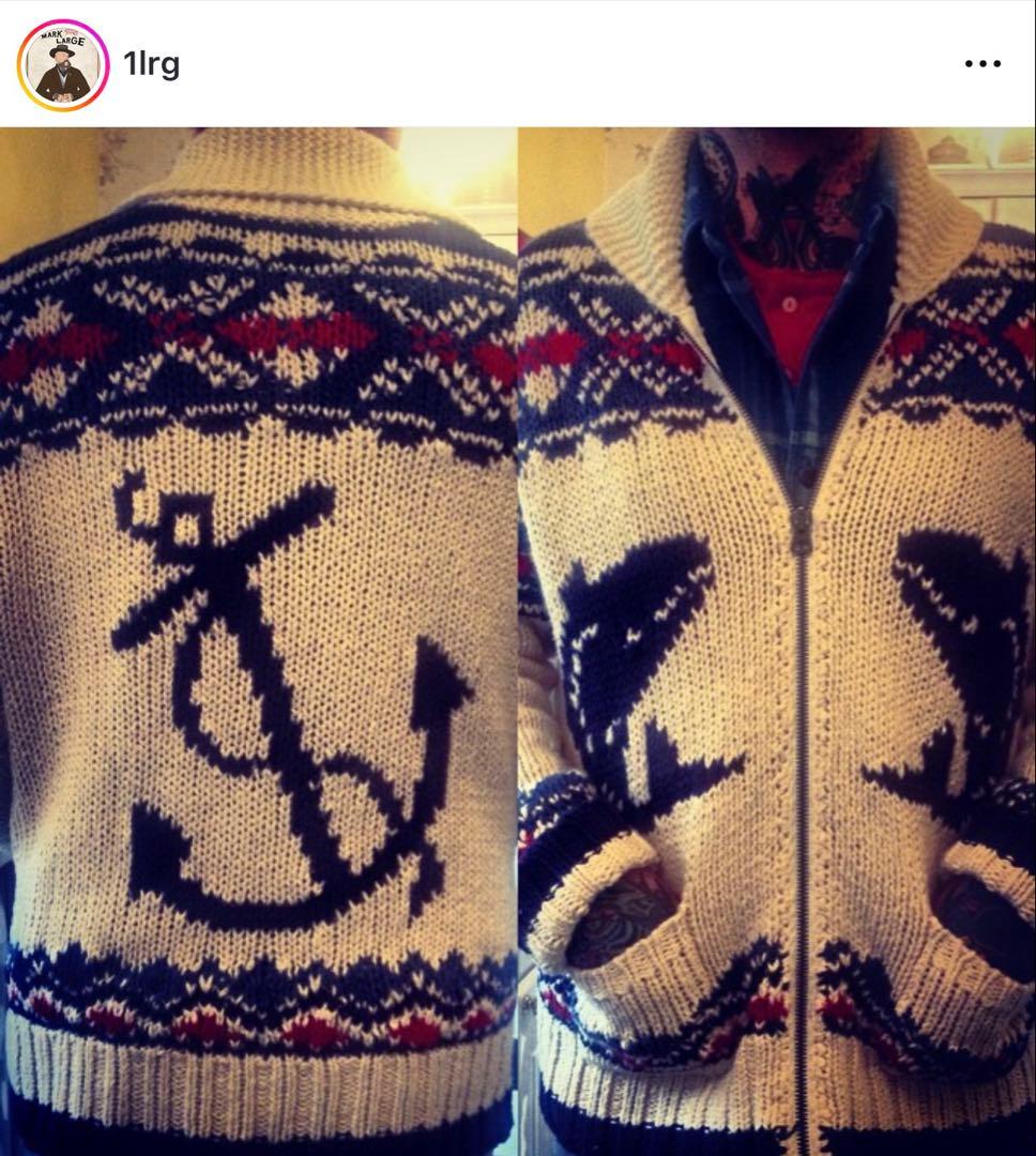 Polo by Ralph Lauren カウチン クジラ L