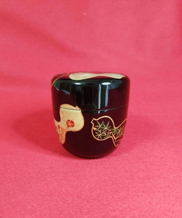 蒔絵中棗　六瓢中棗　茶道具