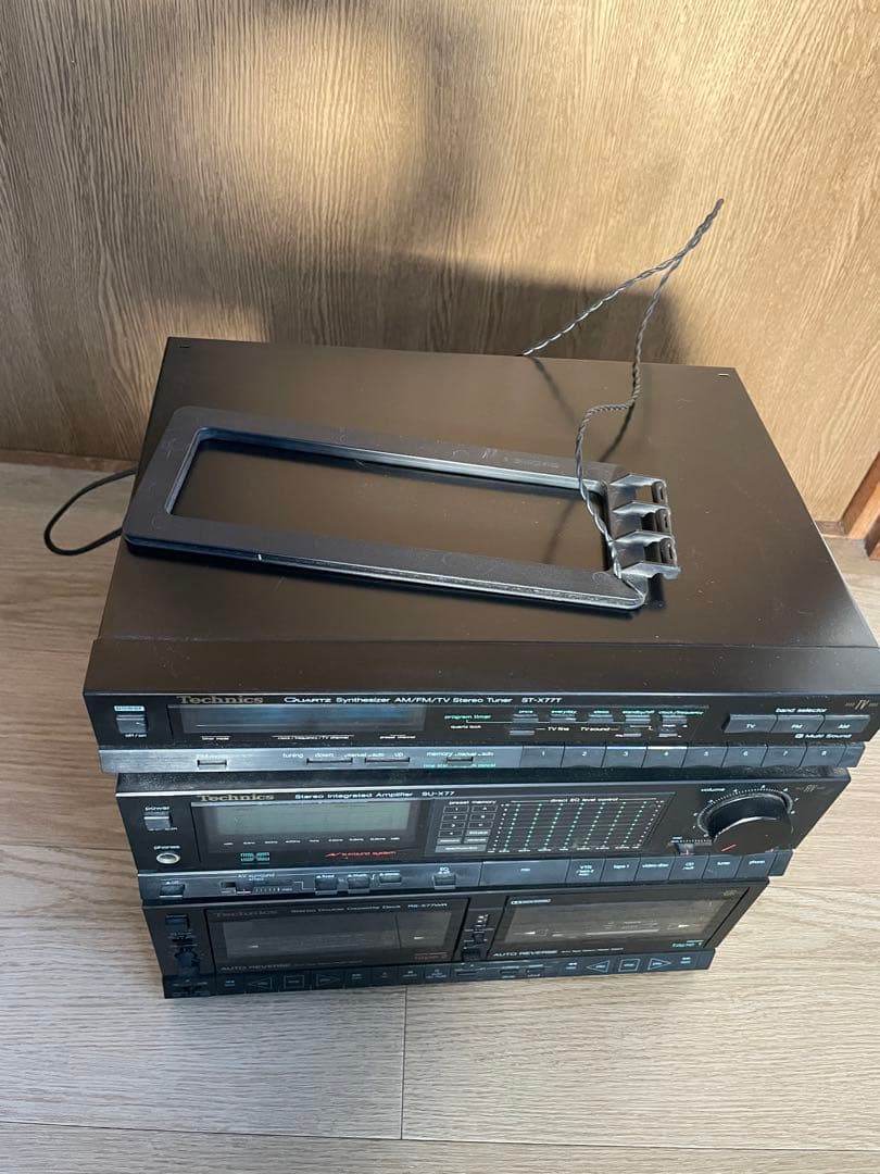 Technics ステレオアンプ & カセットデッキ セット