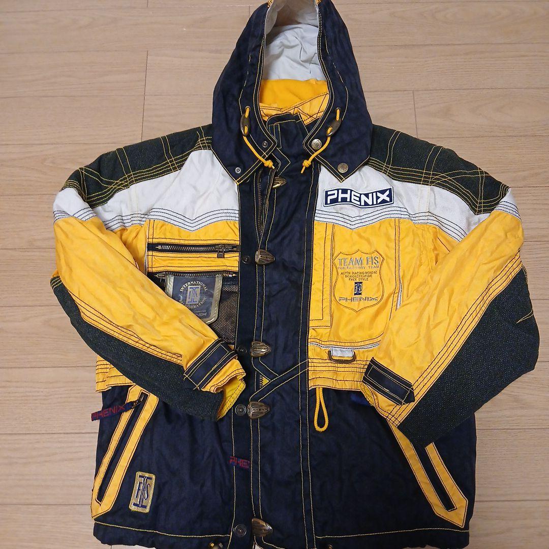 PHENIX スキーウェアMサイズ　上下セット イエロー&ブラック