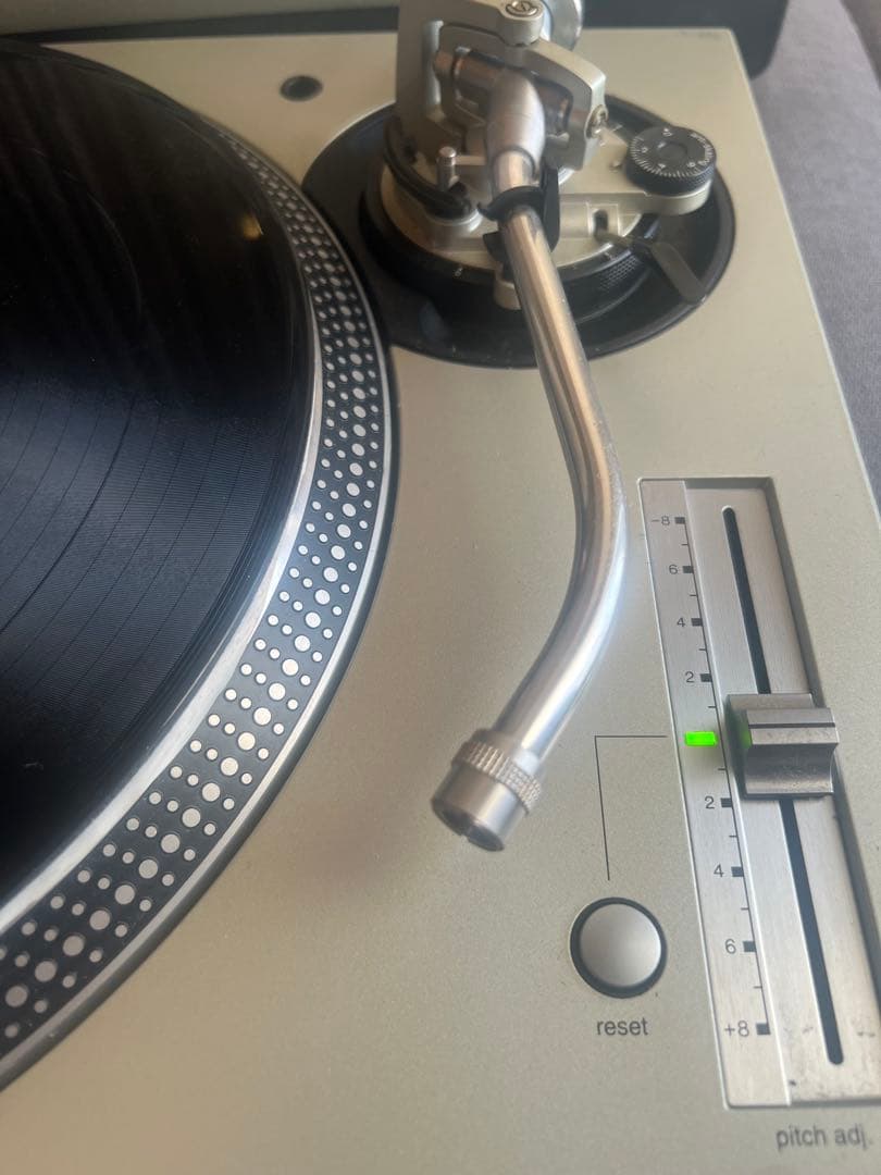 Technics SL-1200 mk5ターンテーブル シルバー×2台セット