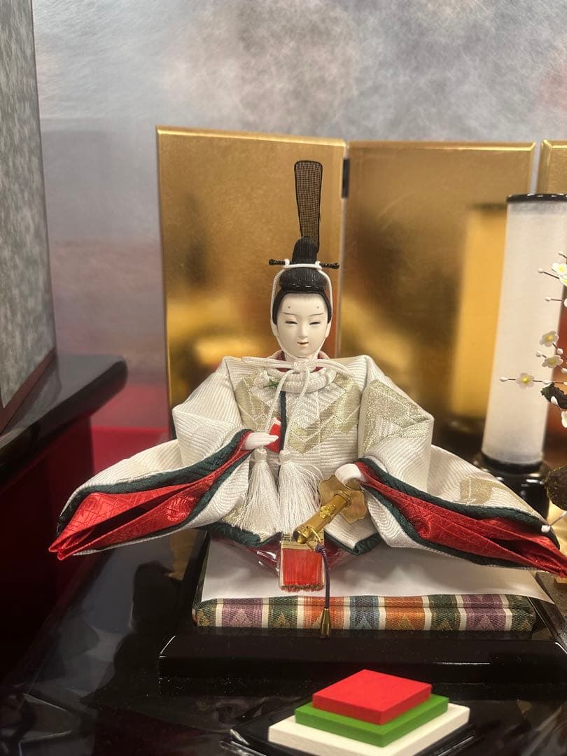 久月 雛人形 親王飾り ワダエミ監修 収納飾り 新品未使用 展示品