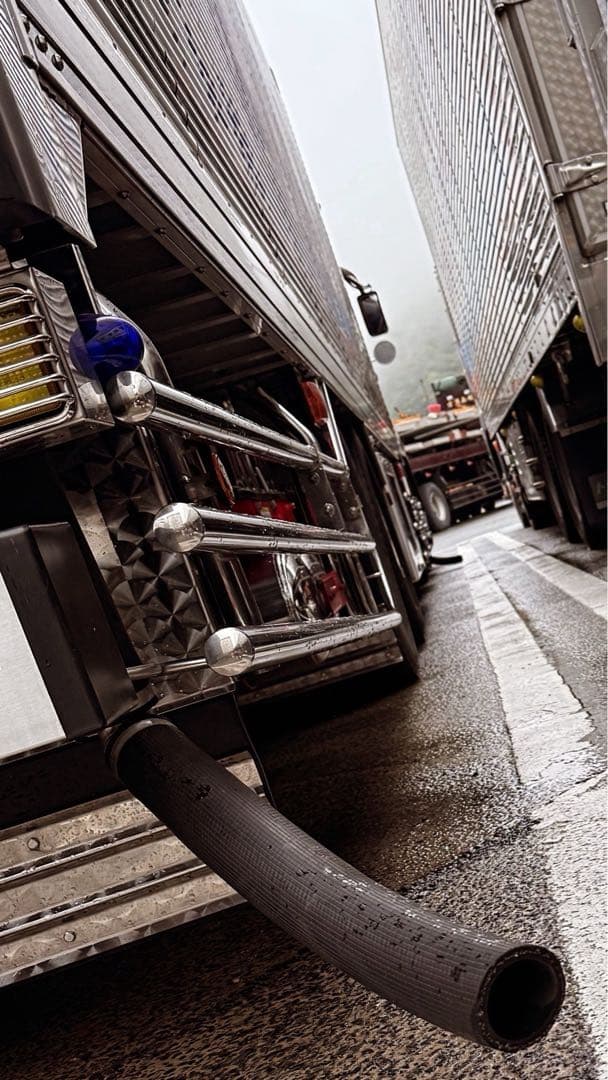 Lジョイント 水産ホース　トラック　冷凍車　カスタム　ドレスアップ