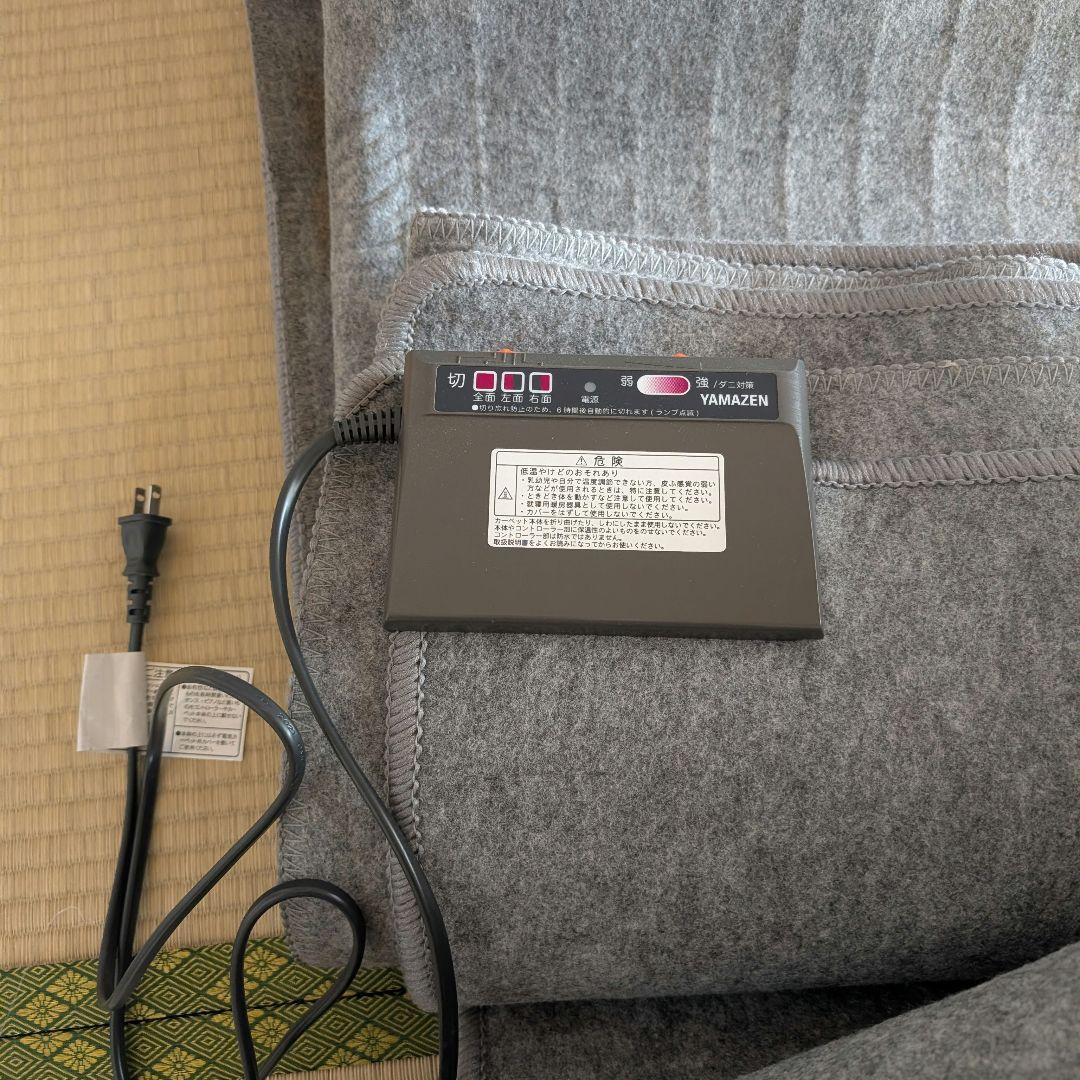 山善3畳ホットカーペット＆フリーライフ洗えるラグ　セット　広め